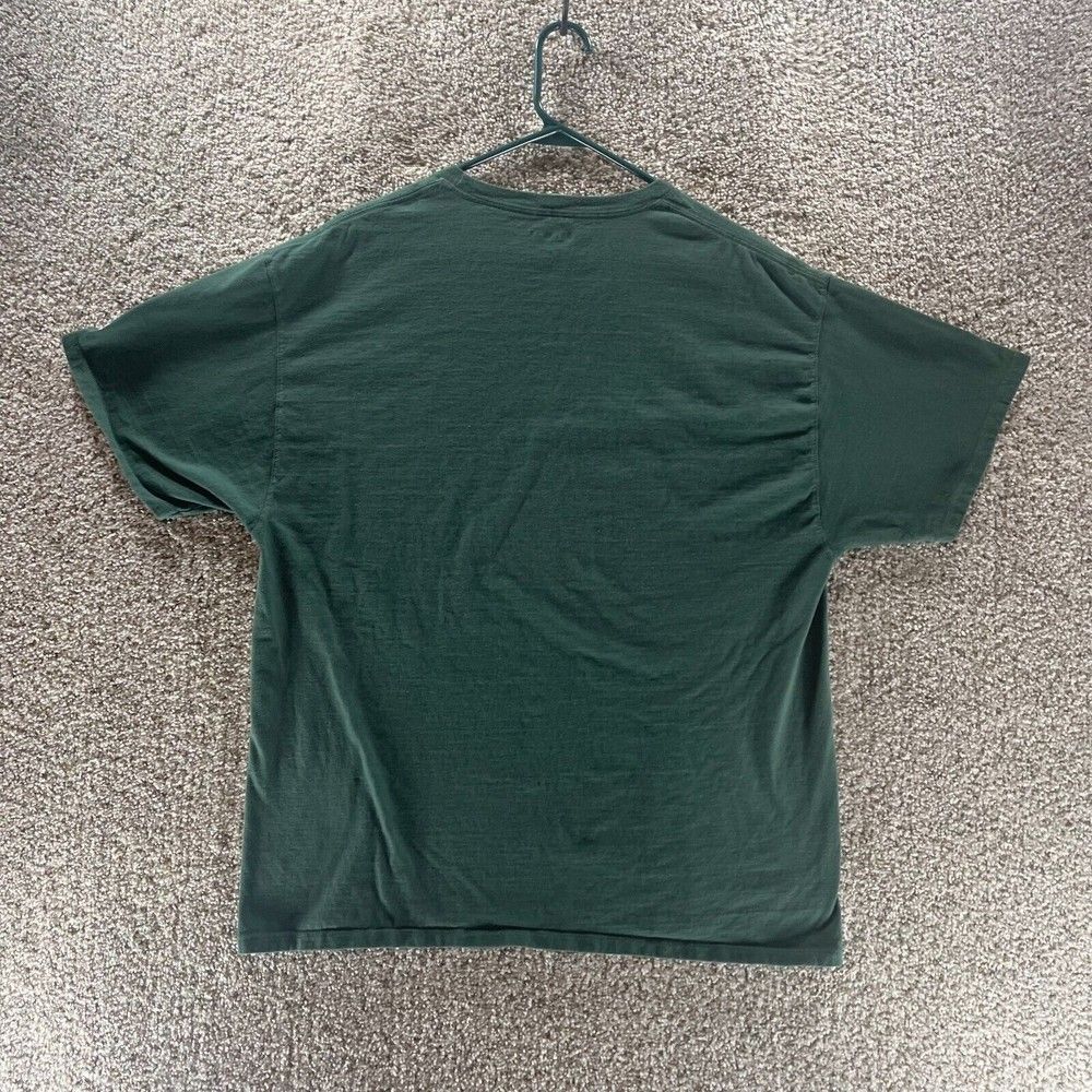 Champion Shirt‎ Adult Extra Large Green Short Sleeve Spell Out Logo Streetwear - Picture 10 of 11